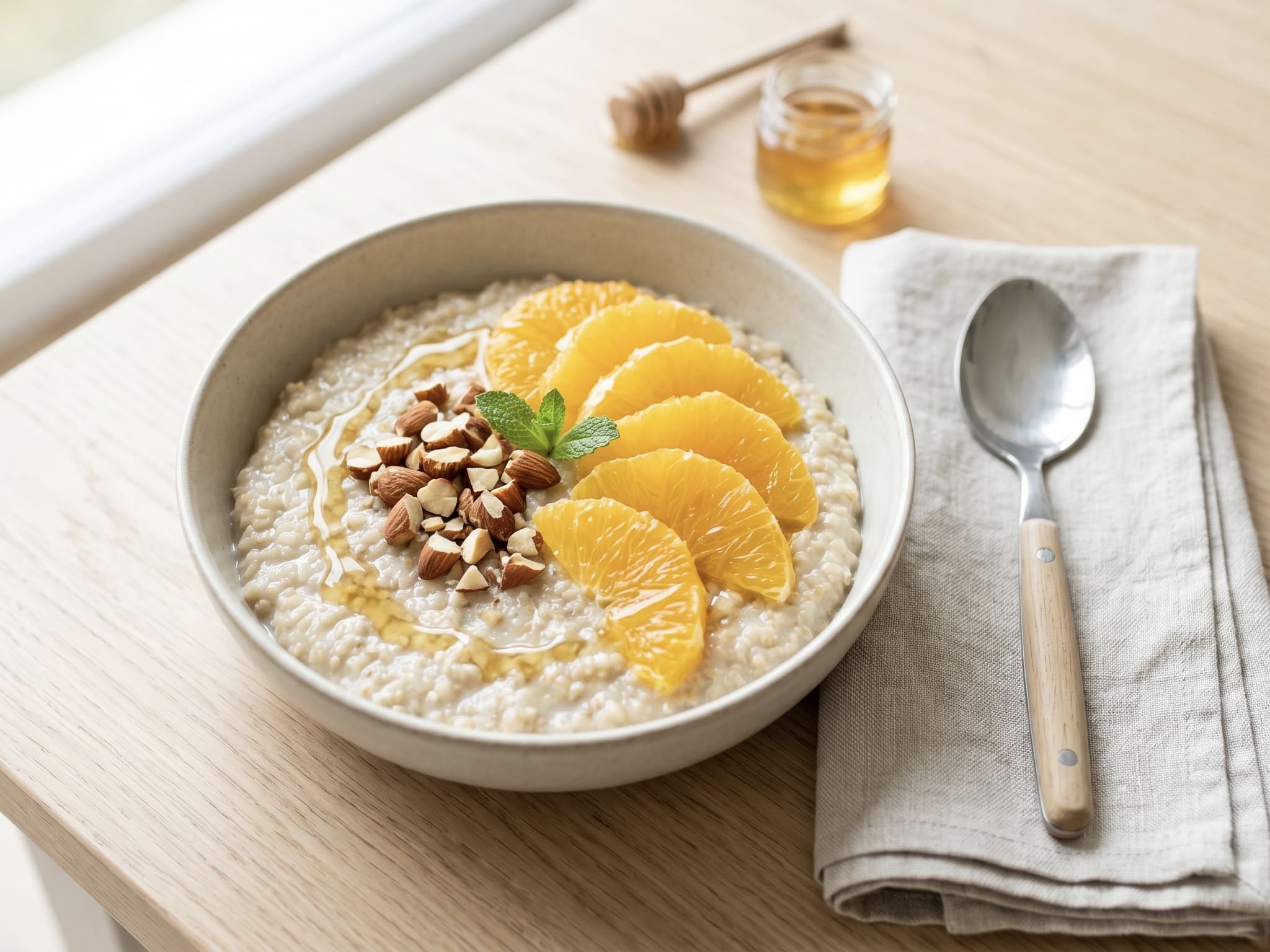 Quinoa porridge s pomerančem