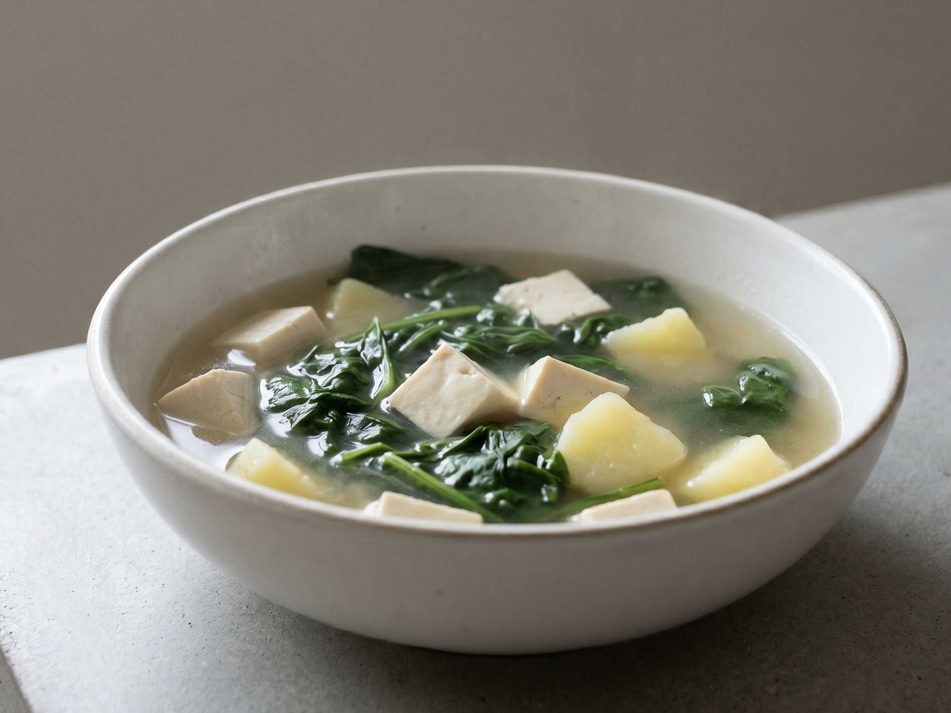 Tofu polévka se zeleninou