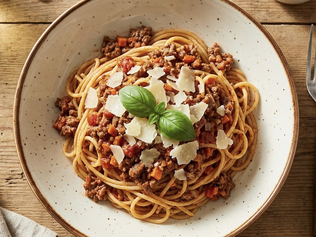 Bolognese s těstovinami